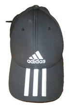 Adidas 3-Stripes Performance Cap – Black & White Embroidered Logo Adjustable...