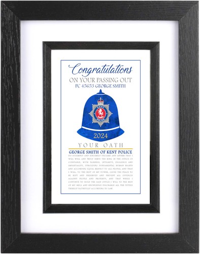Personalised policeman - a4,