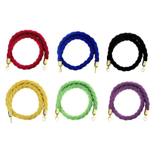 Queue rope barrier twisted - barrier,