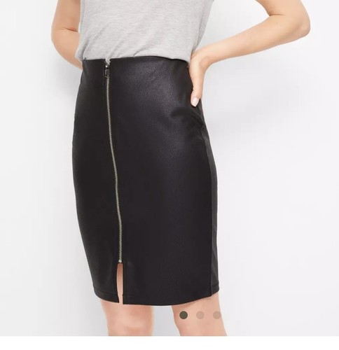 Lindex black women skirt - black,
