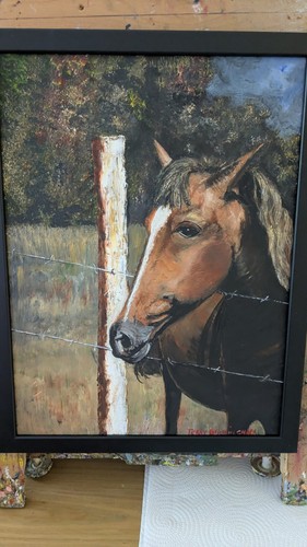 Horse oil painting - horse,