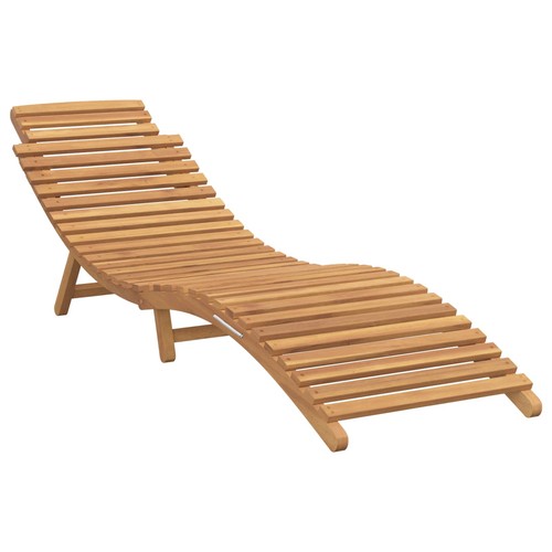 Folding sun lounger with table - sun,