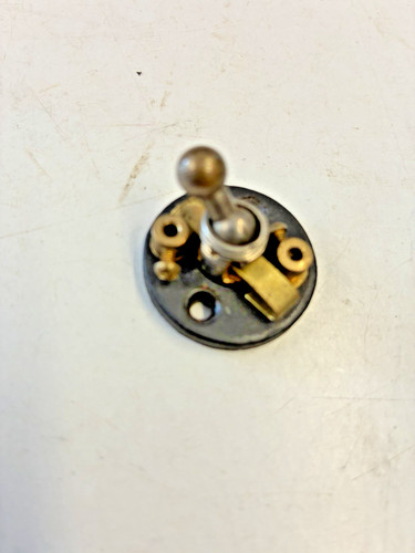 Vintage brass toggle - ,