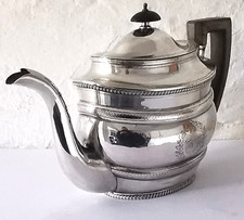Georgian Solid Silver Teapot -