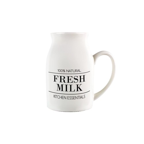 Minimalist milk jug - minimalist,