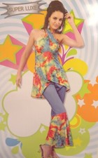 Ladies 1960s Tie Dye Hippy