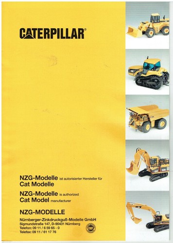 Nzg caterpillar diecast - nzg,