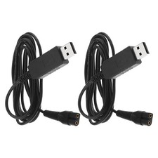 2x USB Shaver Charger Cable