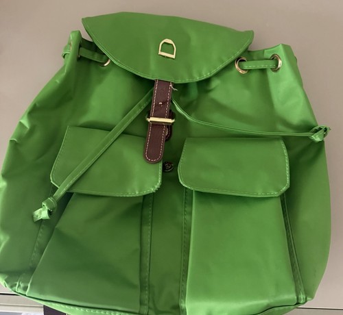 Green nylon shoulder bag - bag,