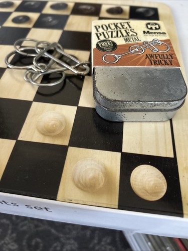 Mensa metal pocket puzzle - pocket,