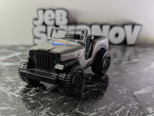 Vintage 1979 tonka jeep silver - tonka,