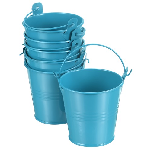 6pcs small metal bucket - 6pcs,