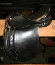 15 " Black Show/Working Hunter saddle Wide by Ryder  (Walsall)