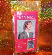 VINTAGE RAIN BONNET W/ VISOR