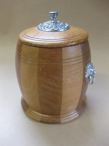Vintage small wooden ice - wooden,