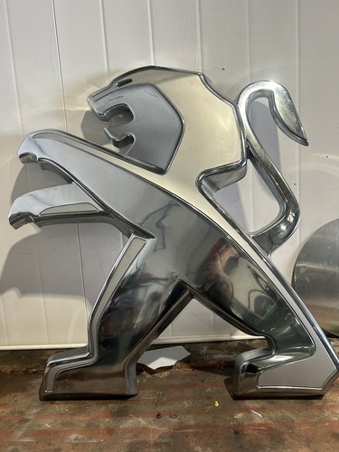 Peugeot dealer sign - sign, (man