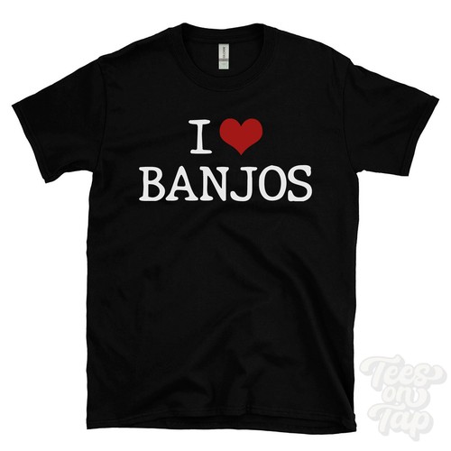 Love banjos shirt - love, heart