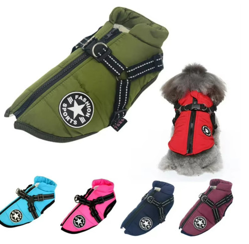 Waterproof warm dog - warm, jacket