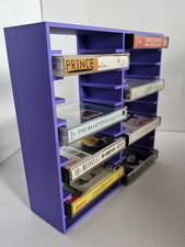 Cassette tape storage rack