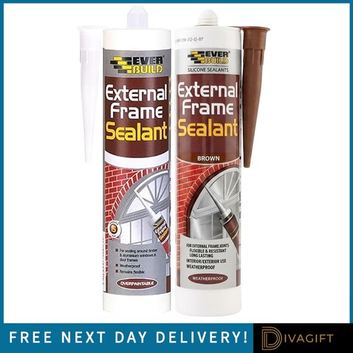 Everbuild brown white acrylic - brown,