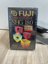 Fuji shg 180 vhs video - fuji,