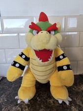 BOWSER BUILD A BEAR SUPER MARIO NINTENDO PKUSH SOFT TOY 14"