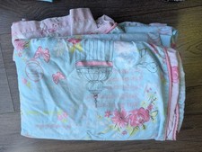 Blue Birdcage Buterfly Floral Cottagecore single duvet cover pillow case bedding