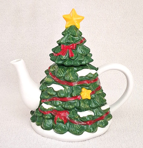 Vintage ceramic christmas tree - ceramic,