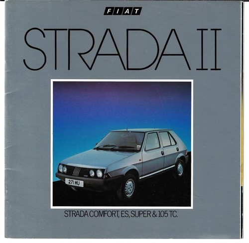 Fiat strada 1983 - fiat, 1983-1984