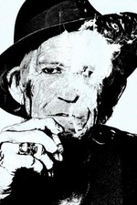 Keith Richards Pop Art Style