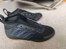 Kids Adidas Pure Control Black Football Turf Shoes Astro Size UK 10 No Laces
