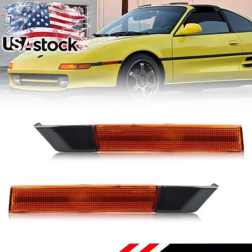Amber lens front bumper - amber,