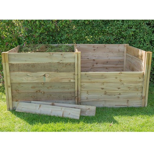 Garden compost bin - compost,