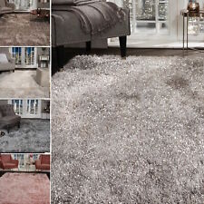 Shaggy Rug SHIMMER SPARKLE GLITTER 5.5cm Thick Soft Pile Large Living Room Rugs
