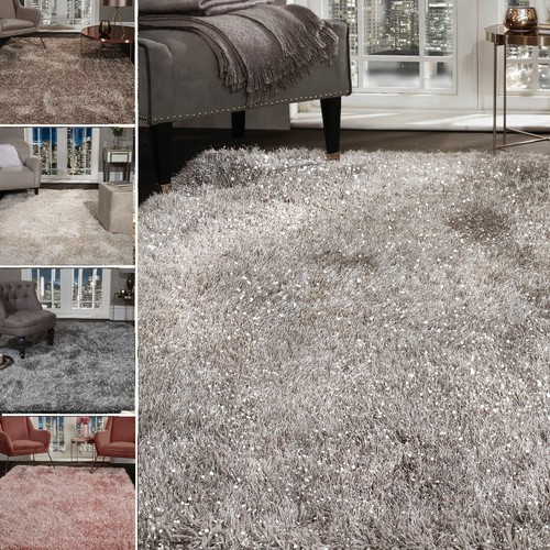 Shaggy rug shimmer sparkle - shimmer,