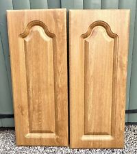 2 X KITCHEN DOORS- LIGHT OAK COLOUR DOORS (wrapped)  300 x 720mm STOCK# SK449