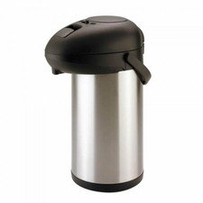 5L Airpot / Flask Drinks Dispenser Pump Action, Catering, Tea/ Coffee Urn