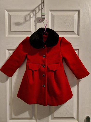 Red winter coat - coat, age
