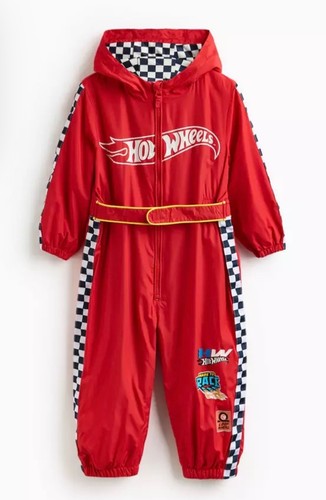 Boys hot wheels puddlesuit - hot,