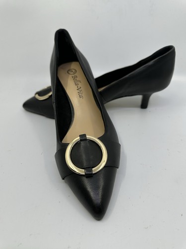 Bella vita womens blk - vita, leather