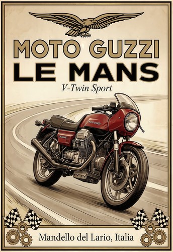 Classic vintage motorcycle - classic,