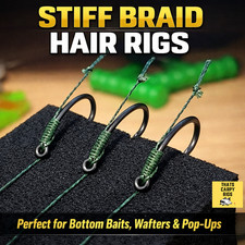 5x Ready Tied Hair Rigs Carp