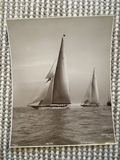 VINTAGE 1930s KIRK, BEKEN & SON J-CLASS YACHT PHOTO ARCHIVE  - SILVER GELATIN