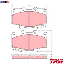 BRAKE PAD SET DISC BRAKE