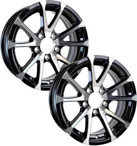 Pack aluminum trailer rim 14 - aluminum,