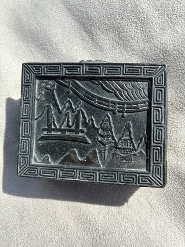 Vintage japanese metal trinket - vintage,