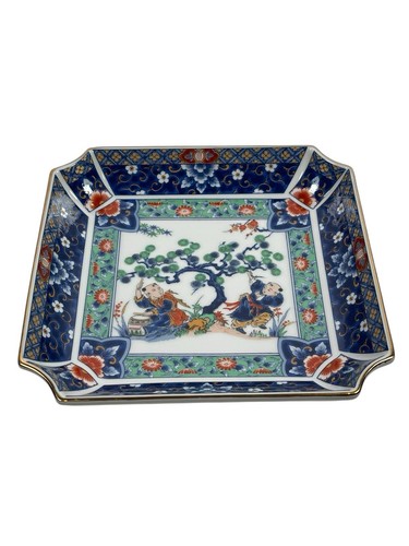 Japanese imari porcelain dish - imari,