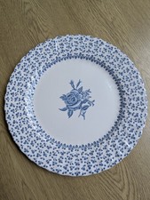 Royal Victoria Rose bouquet ironstone dinner plates 9 3/4" superb throughout