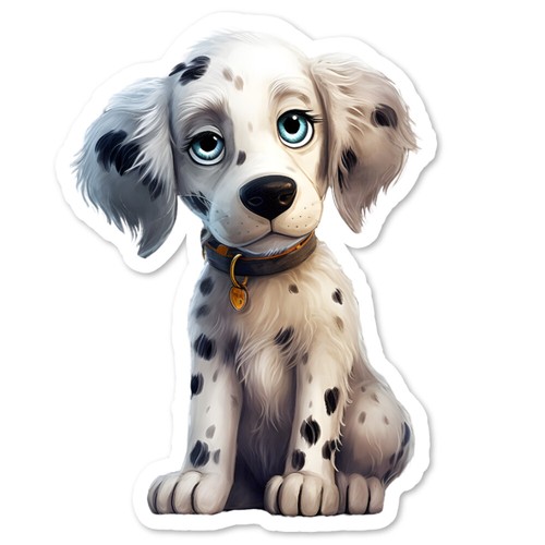 English setter puppy vinyl - setter,
