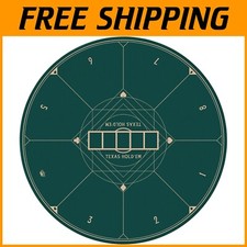 Luxury Round Poker Table Mat